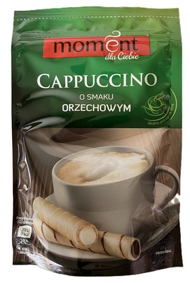 Moment cappuccino orech 100g instantný kávový nápoj s orechovou príchuťou