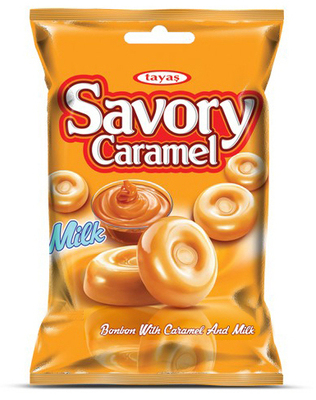 SAVORY CARAMEL 90g dropsy s karamelovou a mliečnou príchuťou