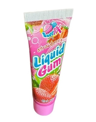 Liquid gum 22g žuvačka  s jahodovou príchuťou