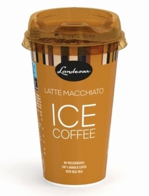 LANDESSA LATE MACCHIATO V POHÁRI 230ml kávový nápoj s mliekom a smotanou