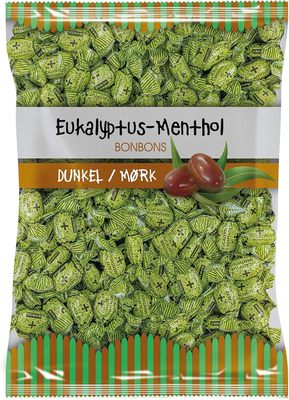 EUKALYPTUS-MENTHOL BONBONS 1kg dropsy s mentolom, eukalyptom a mätovou príchuťou