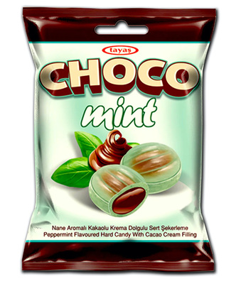CHOCO MINT 90g furé s kakaovou náplňou a pepermintovou príchuťou