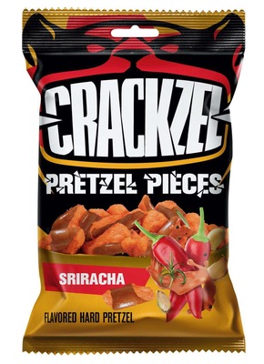 CRACKZEL 65g ochutené praclíkové kúsky s korením sriracha